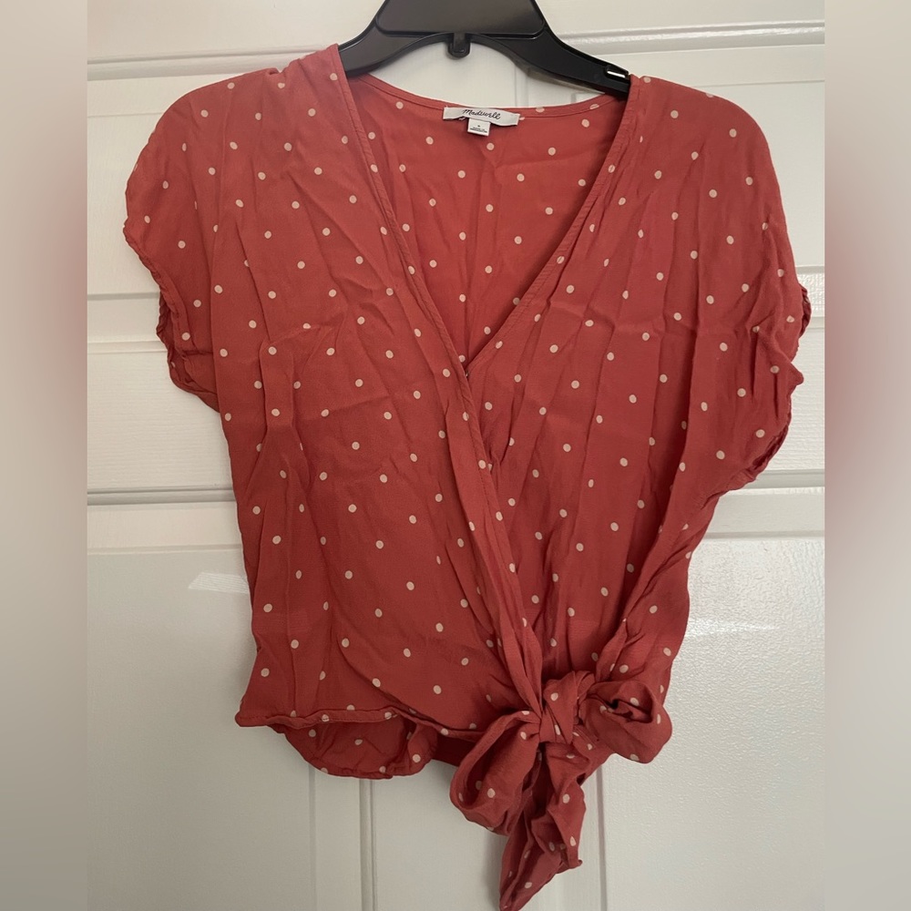 Orange Madewell Top